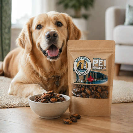 East Coast Pet Pantry Air Dried PEI Mussels Treats