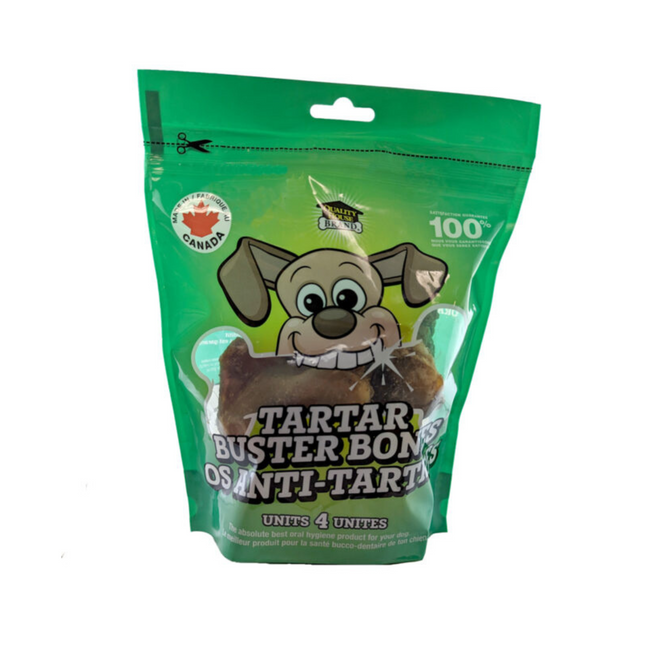 Dog Bites Tartar Buster 4/pk Dog Treats