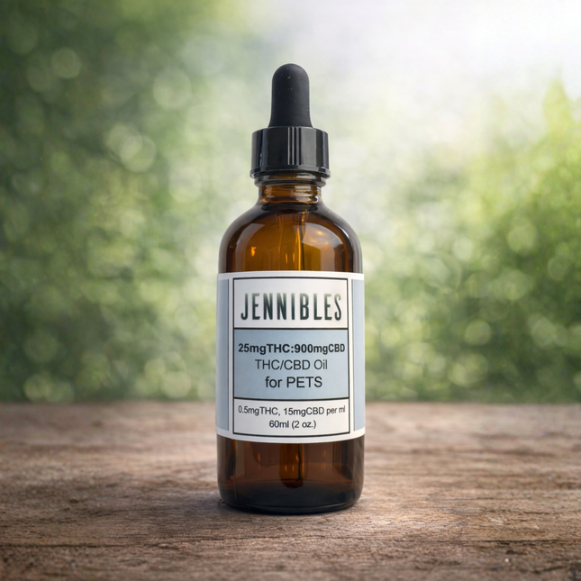 Jennibles CBD w/ THC Oil for Pets