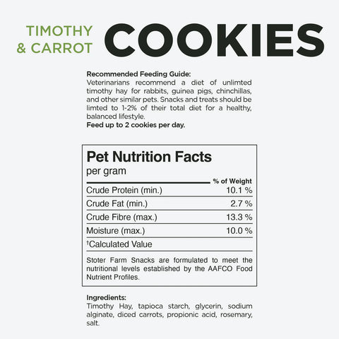 Stoter Farm Mini Carrot Cookie Treats