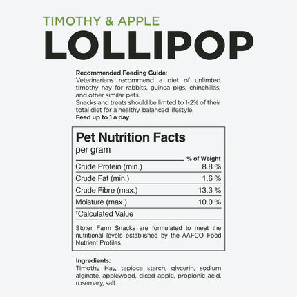 Stoter Farm Apple Lollipop Treats