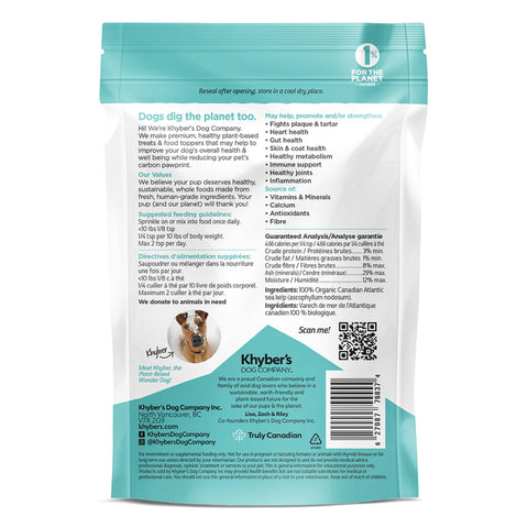 Khyber's Whole Food Supplement Atlantic Sea Kelp - Immune Booster