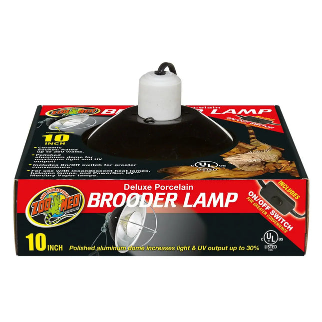 Zoo Med Porcelain Clamp Lamp 10" Deluxe