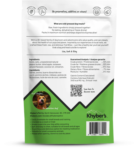 Khyber's Trail Bites Cold-Pressed Dog Treats