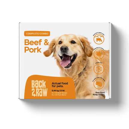 Back2Raw Complete Meals - 12 lb | Raw Dog Food