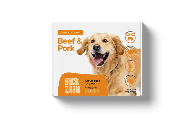 Back2Raw Complete Meals - 12 lb | Raw Dog Food