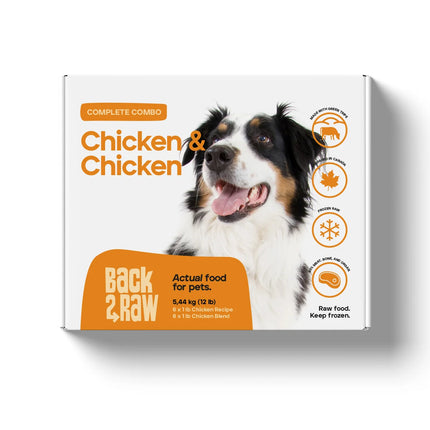 Back2Raw Complete Meals - 12 lb | Raw Dog Food