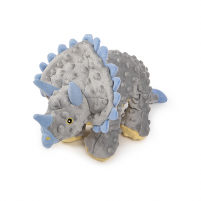 goDog Chew Guard Dinos Frills the Triceratops - Large