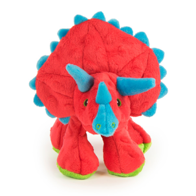 goDog Chew Guard Dinos Frills the Triceratops - Large