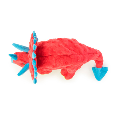 goDog Chew Guard Dinos Frills the Triceratops - Large