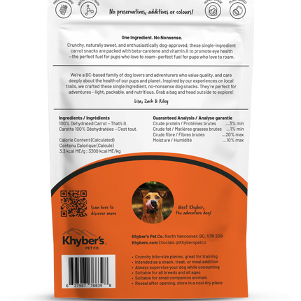 Khyber's Single Ingredient Snacks Dog Treats
