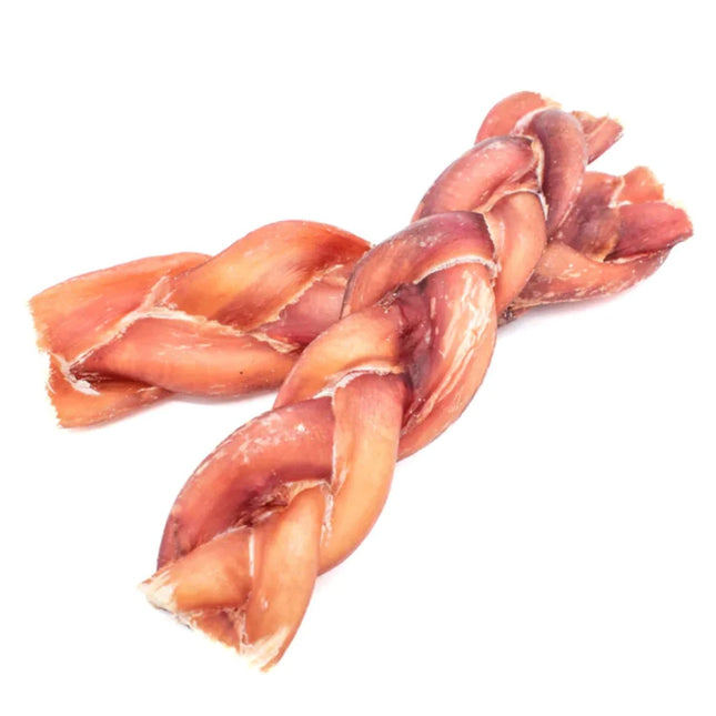 Natural Farm Braided Power Bully Stick - 6"