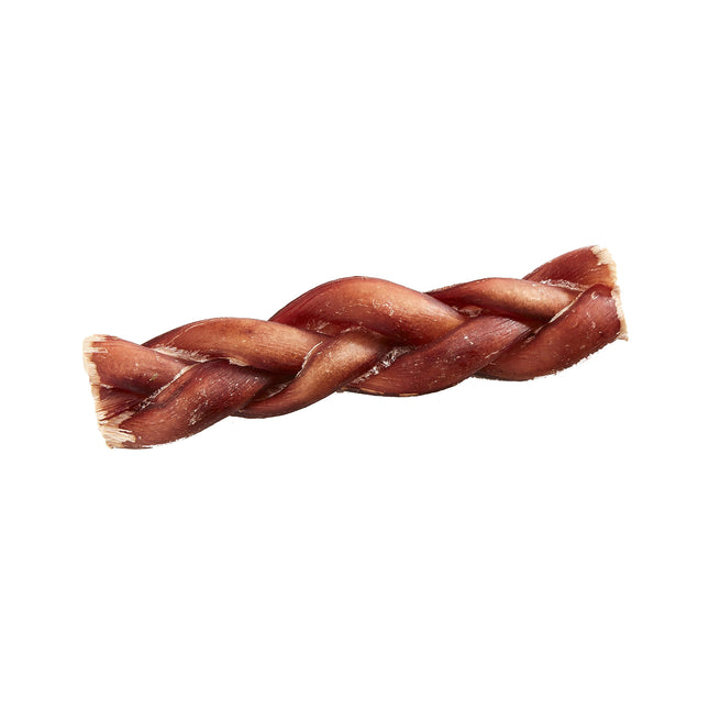 Natural Farm Braided Bully Stick Odor-Free 6"