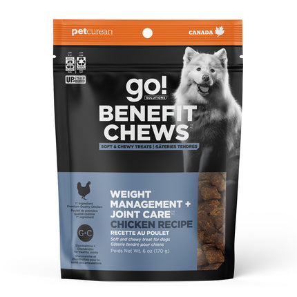 Go! Solutions Benefit Chews Weight + Joint Care Dog Treats
