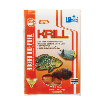 Hikari Frozen Krill - Cubes 3.5 oz