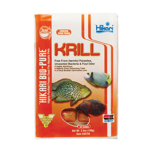 Hikari Frozen Krill - Cubes 3.5 oz