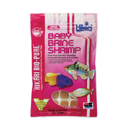 Hikari Frozen Baby Brine Shrimp Mini Cubes 1.75oz