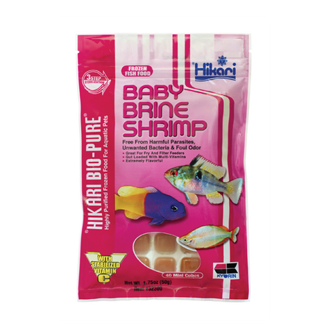 Hikari Frozen Baby Brine Shrimp Mini Cubes 1.75oz