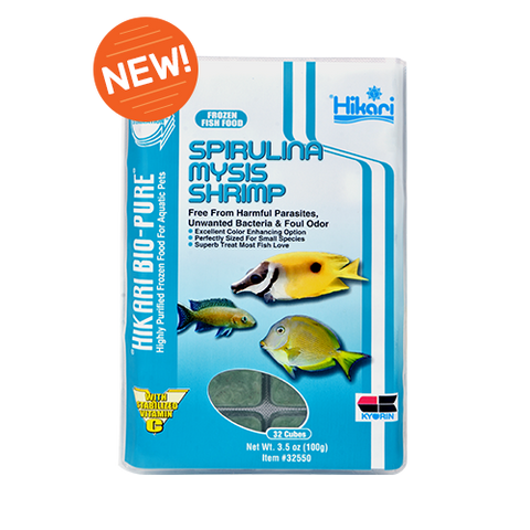 Hikari Frozen Spirulina Mysis Shrimp Cubes 3.5oz