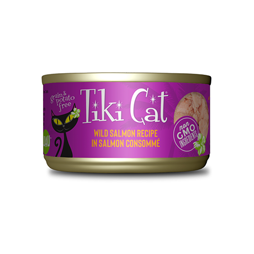 Tiki Cat Wild Salmon Recipe In Salmon Consomme Wet Cat Food