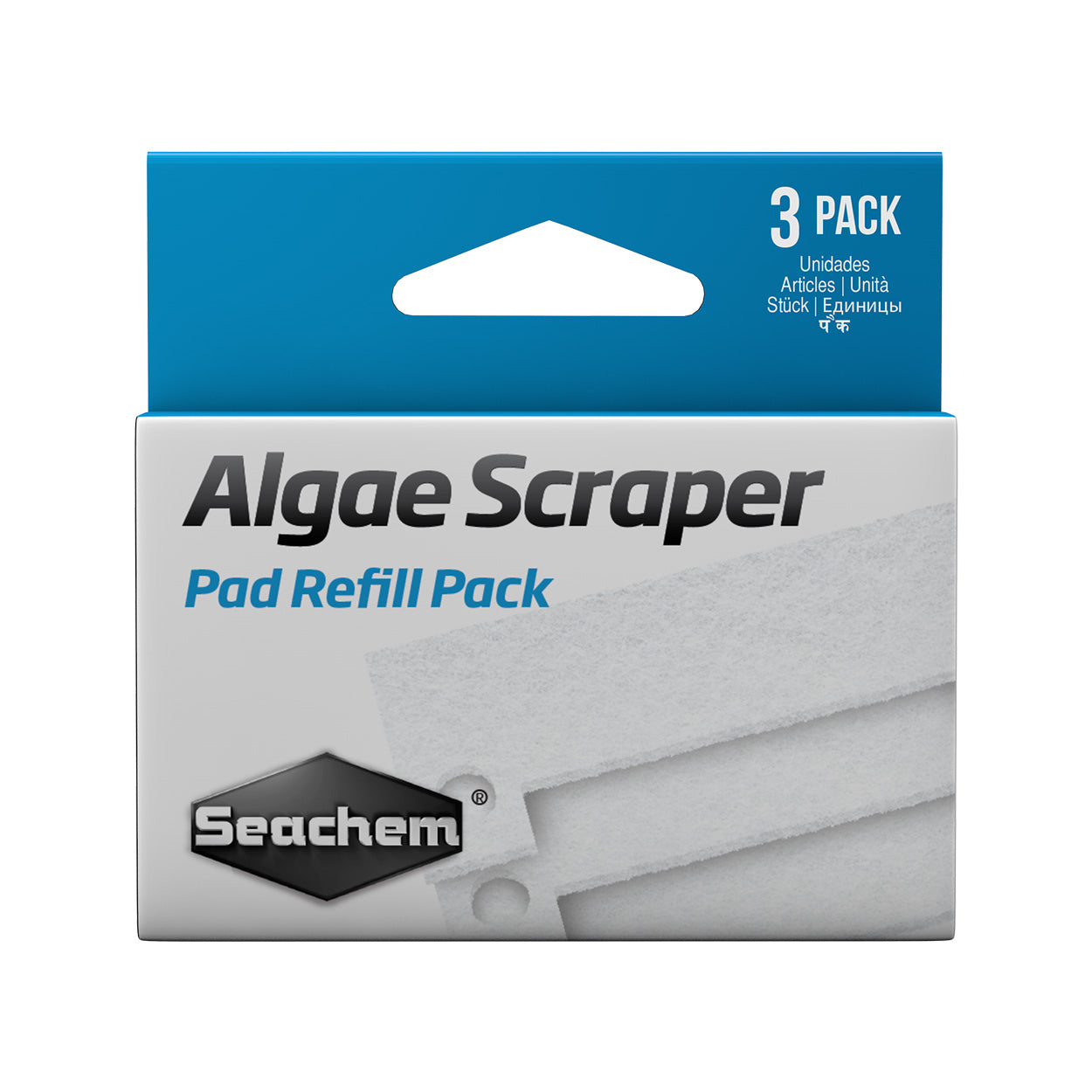 Seachem Algae Scraper Pad Refill Pack - 3pk