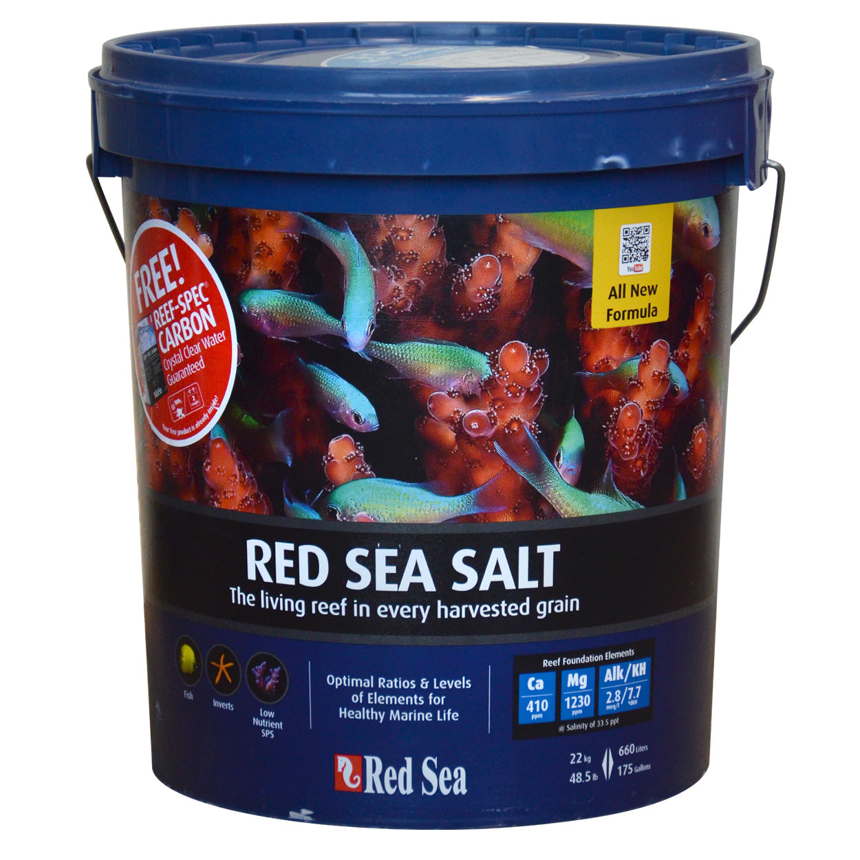 Red Sea Salt - 175 Gallon Blue Bucket