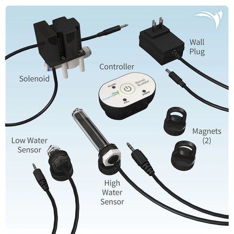 Aquatic Life Barrel Buddie Smart Water Level Sensor Automatic Filler/Refiller Controller System