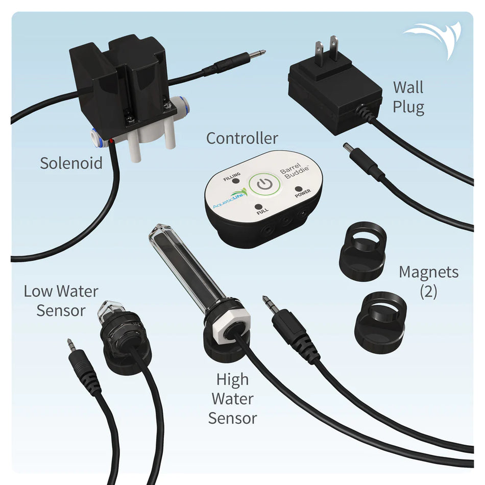 Aquatic Life Barrel Buddie Smart Water Level Sensor Automatic Filler/Refiller Controller System