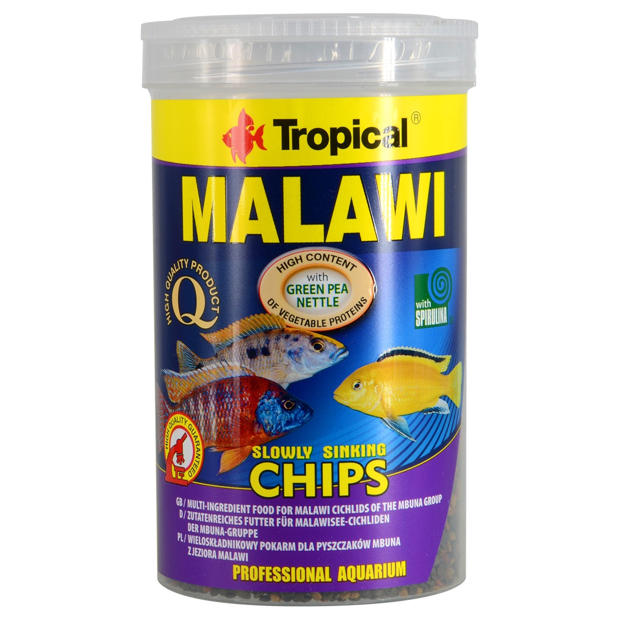 Tropical Malawi Slow Sinking Chips - 520 g