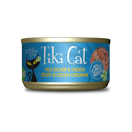 Tiki Cat Wild Salmon & Chicken Recipe In Consomme Wet Cat Food
