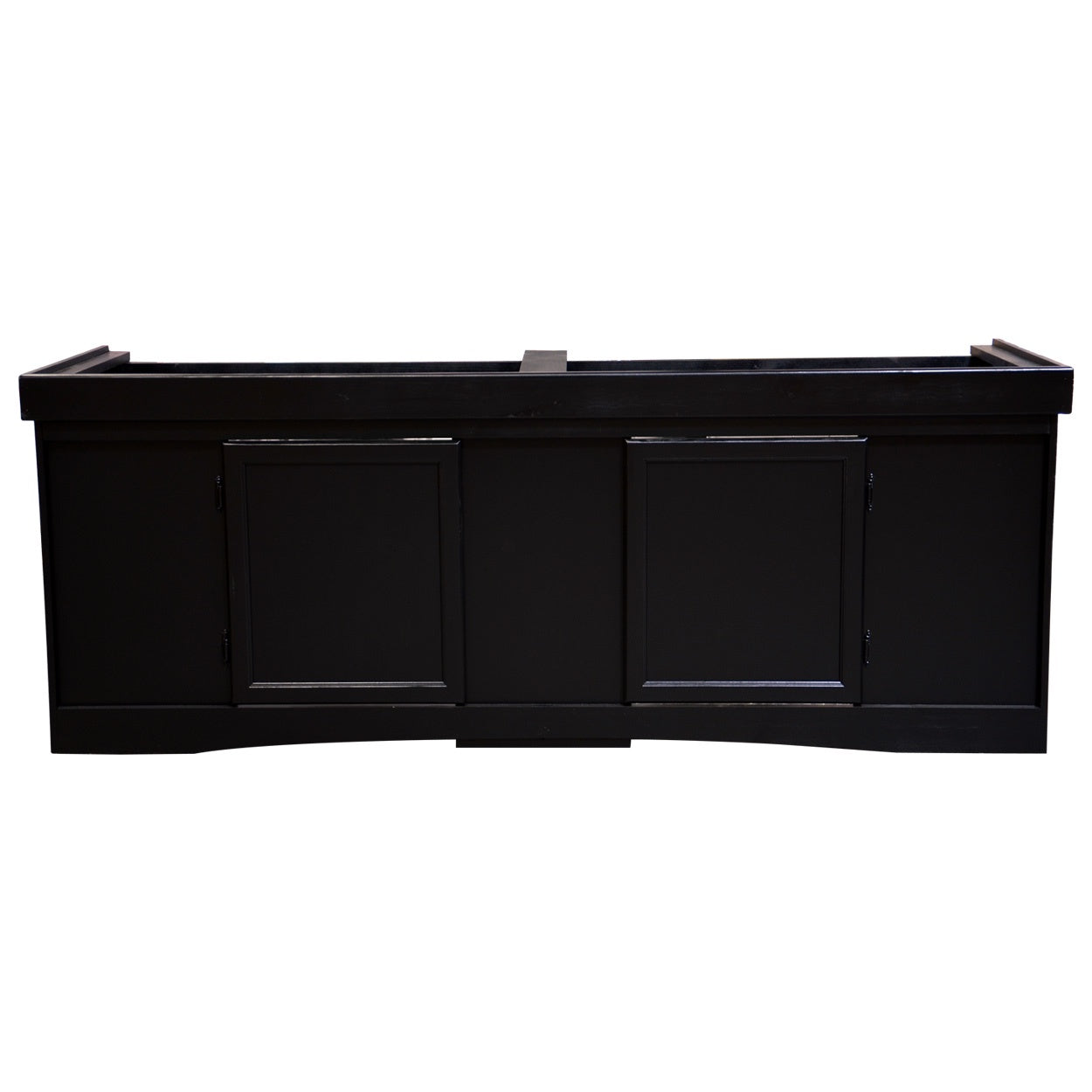 Seapora Monarch Cabinet Stand - Black - 72" x 24"