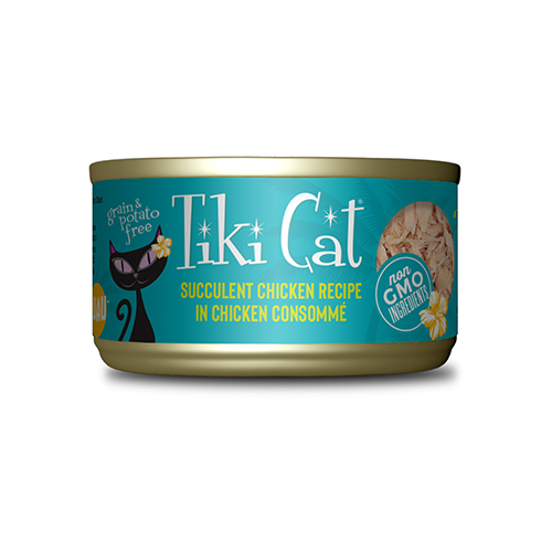 Tiki Cat Succulent Chicken Recipe In Chicken Consomme Wet Cat Food