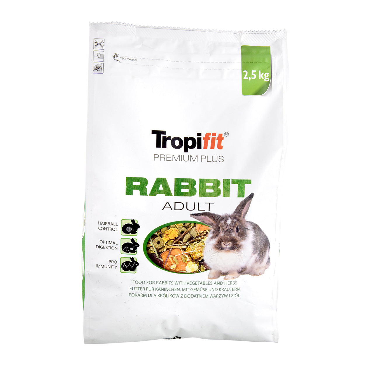 Tropifit Premium Plus Adult Rabbit - 2.5kg