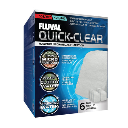 Fluval Quick-Clear 306/406 and 307/407 - 6 pack