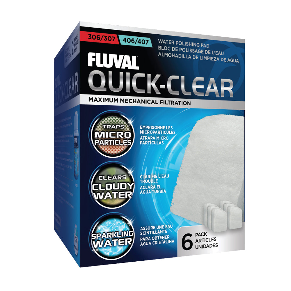 Fluval Quick-Clear 306/406 and 307/407 - 6 pack