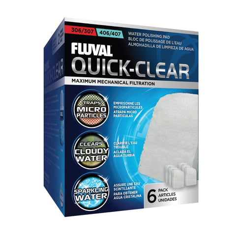 Fluval Quick-Clear 306/406 and 307/407 - 6 pack