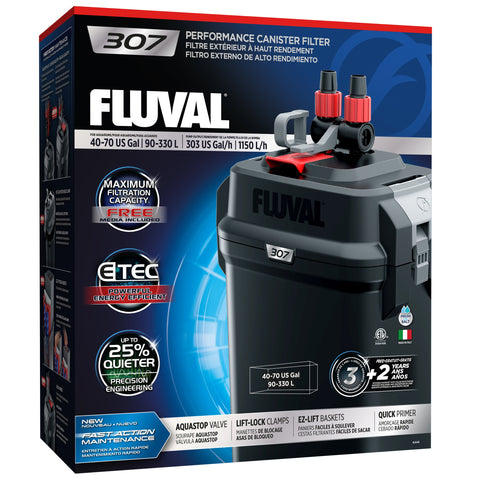 Fluval 307 Performance Canister Filter - up to 330 L (70 US gal)