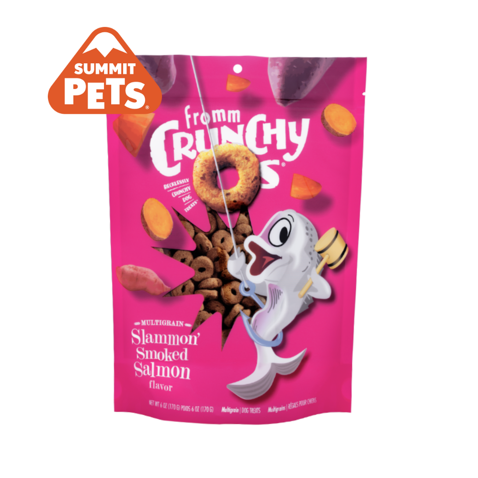 Fromm Crunchy O's  Slammon' Smoked Salmon Dog Treats