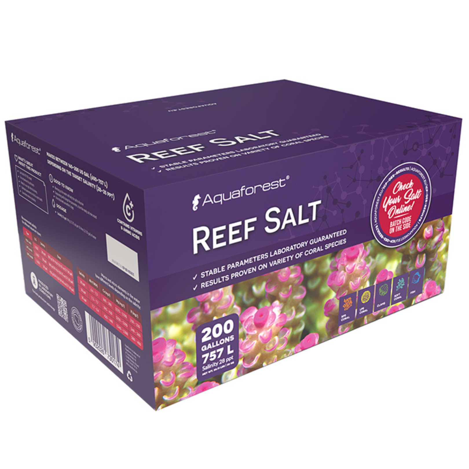 Aquaforest Reef Salt Box 25kg