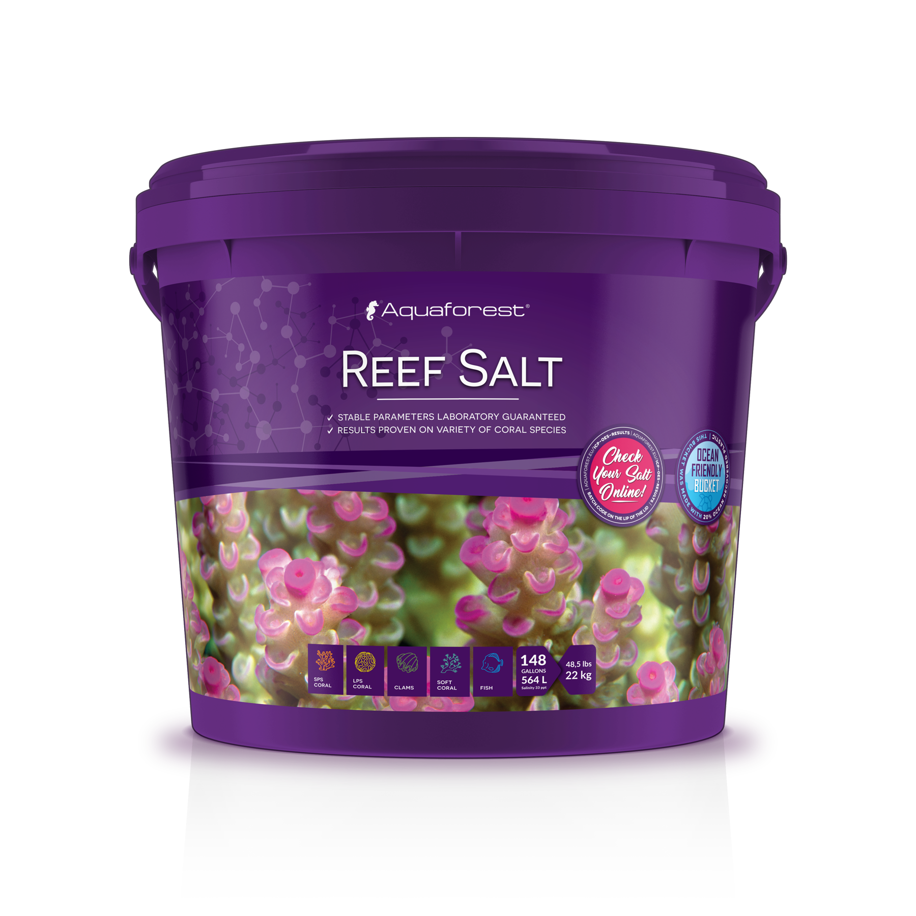 Aquaforest Reef Salt Bucket 22kg
