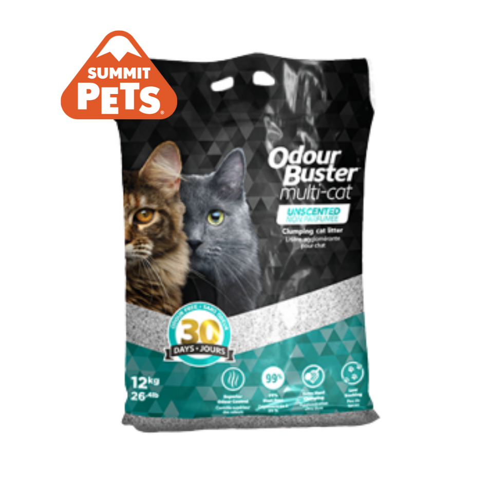 Odour Buster™ Multi-Cat Cat Litter - 12 kg