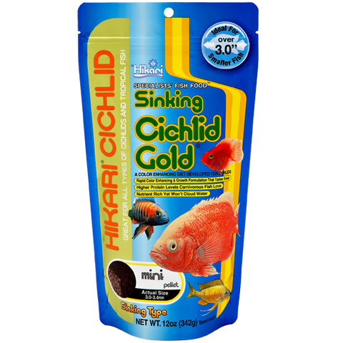 Hikari Cichlid Gold - Sinking Mini Pellets